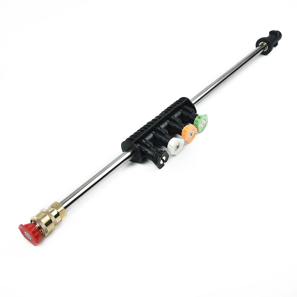 

Metal Jet Lance Nozzle With 5 Quick Nozzle Tips For Karcher K1~K7 Efficiency