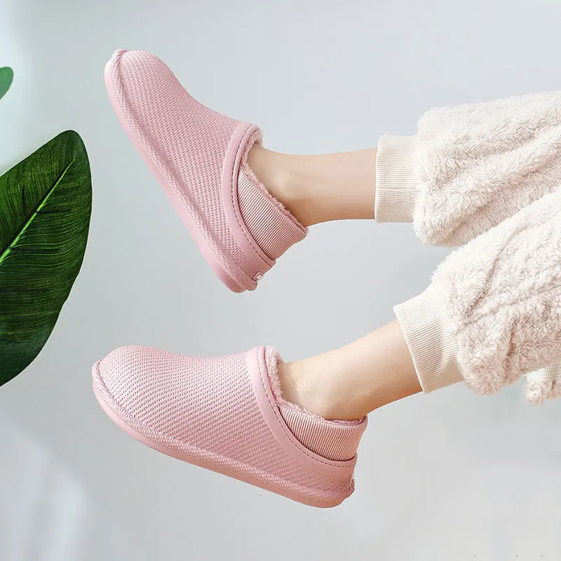 

Cotton Slippers of New Fund of 2021 Autumn Winters Household Indoor Add Waterproof Non-slip Bag with Cotton Velvet Slippers