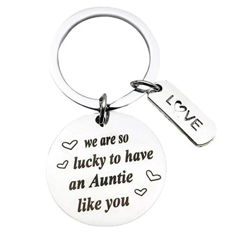 Брелок для ключей с тетей подарок любимой тети особые подарки на заказ брелок