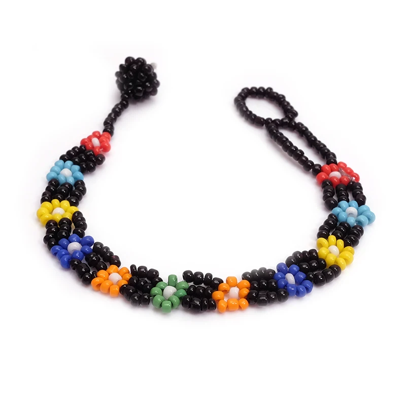 Boho Цвет Фул из бисера двойной трикотажный этнический Очаровательный Браслеты