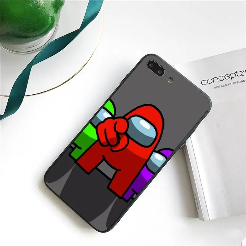 

Among Us Phone Case For iPhone 11 8 7 6 6S Plus 7 plus 8 plus X XS MAX 5 5S XR 12 11 Pro max se 2020 tpu Funda Cover