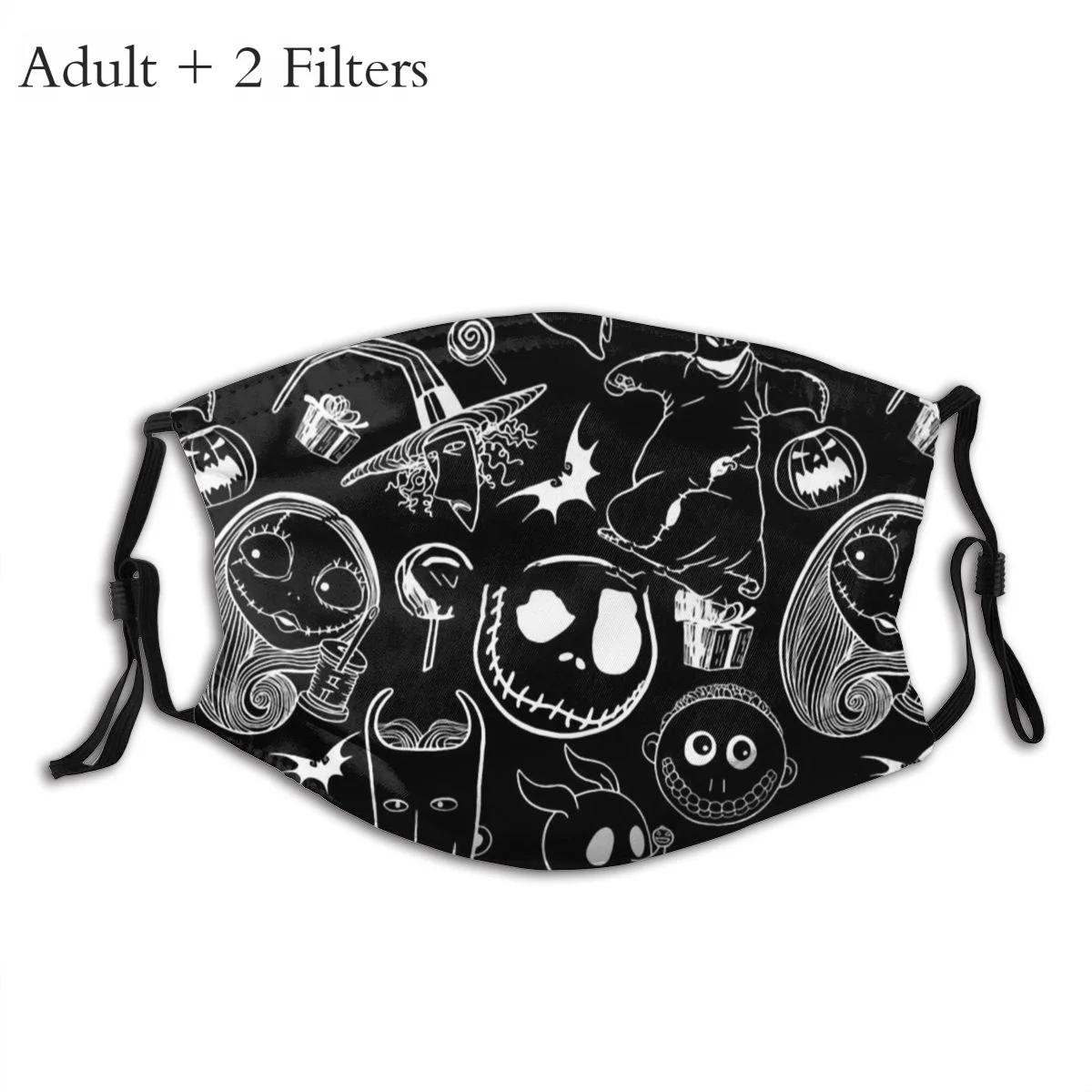 

Halloween Jack O Lantern Escape Puzzle Game Cloth Masks Nightmare Before Christmas Face Mask Mouth Cover With Filters