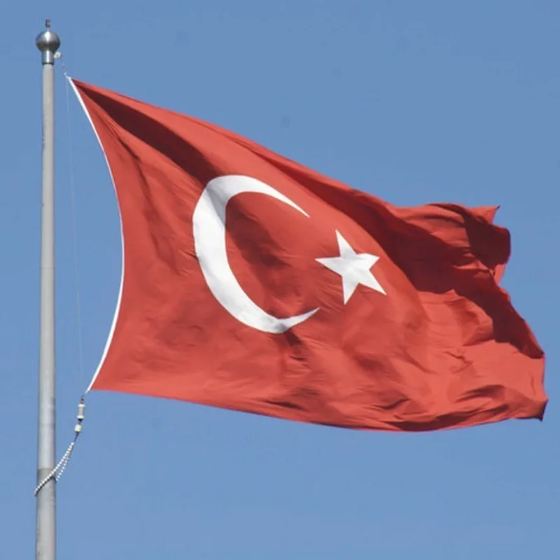 90x150 см Турецкий флаг полиэстер баннер висит национальные фестивальные флаги