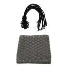 Стул Tessforest тканевый, сменный ромб с шнурками для сада, шезлонг, складной стул-слинг, 160x43 см