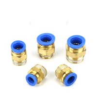 18 14 38 12 bsp male thread straight pneumatic pipe fitting push in quick hose connector fit tube od 4mm 6mm 8mm 10mm