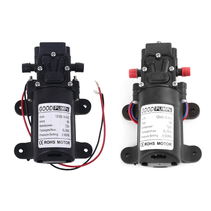 

2021 New 12V 72W High Pressure Micro Diaphragm Water Pump Automatic Switch Reflux Type
