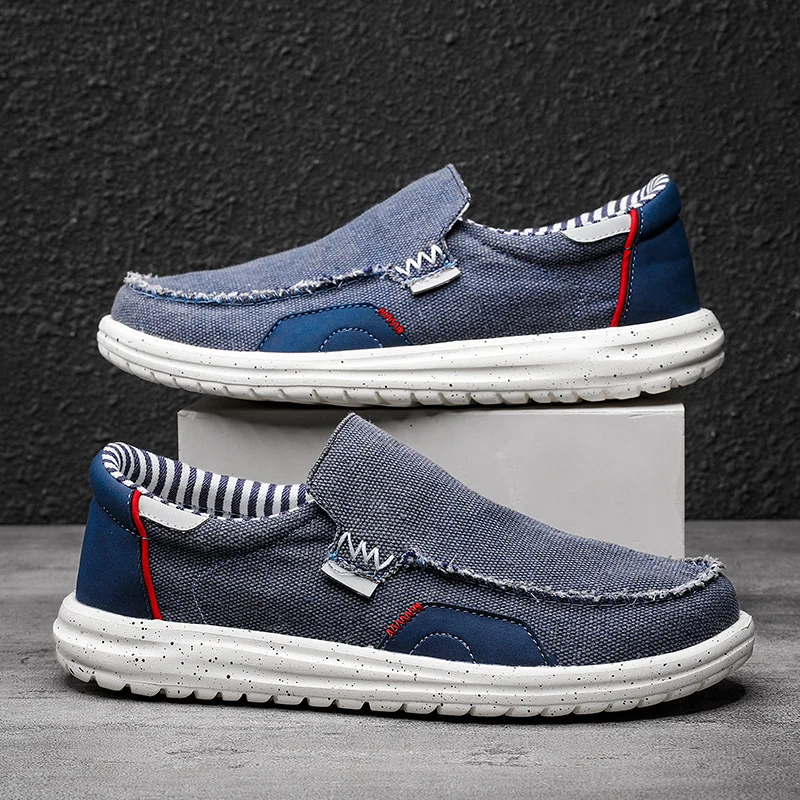 

2021 New Men's Casual Shoes In Spring Canvas Casual Shoes Men's Casual Shoes Outdoor Low-Top Breathable Board Shoes