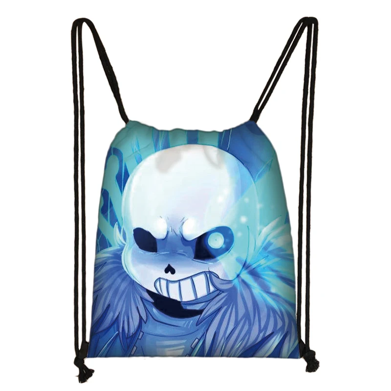 005 Undertale Sans 3D мультфильм рюкзак мешок с кулиской ежедневно мальчики девочки ранец Drawstring сумки - Цвет: 005