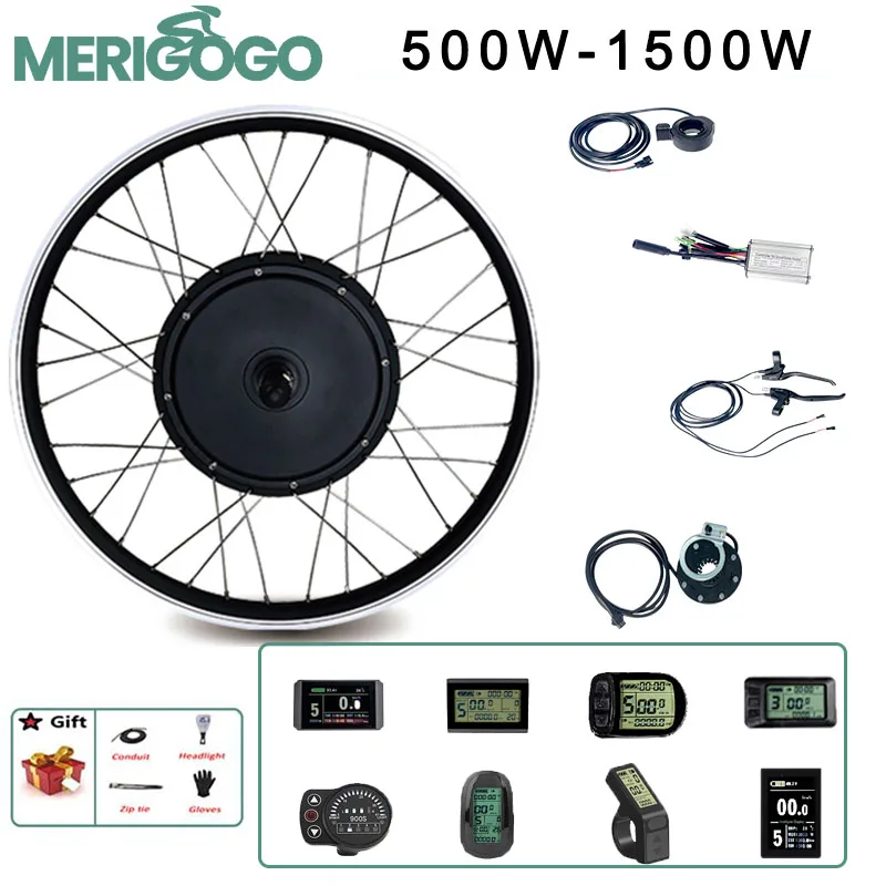 Kaufen 24V 36V 48V 250W 350W 500W 16-28 Zoll Umwandlung Kit Elektrische Fahrrad Elektrische Bike Kit Für Motor Rad Vorne