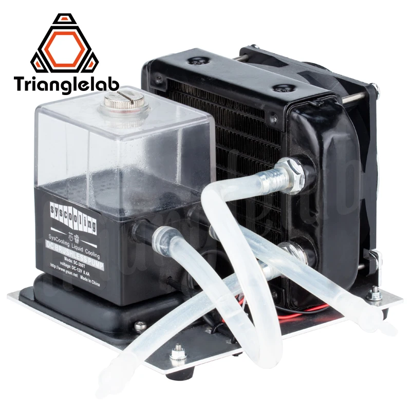 Комплект водяного охлаждения Trianglelab большой расход для 3D принтера сделай сам Titan