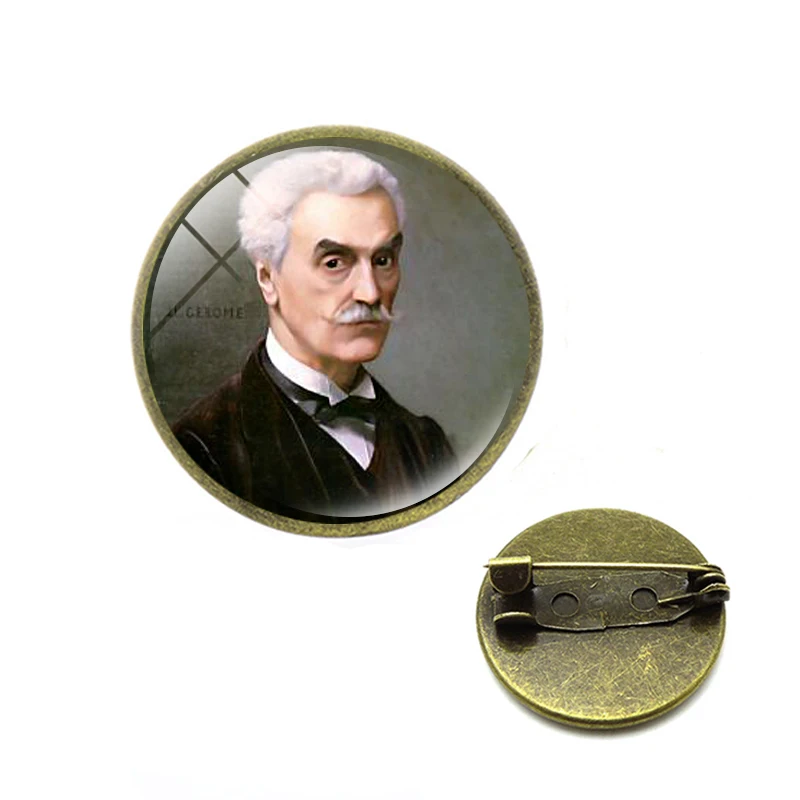 Художника Жан Леон Gerome искусство картины Броши девушка носить жемчуг Johannes Vermeer