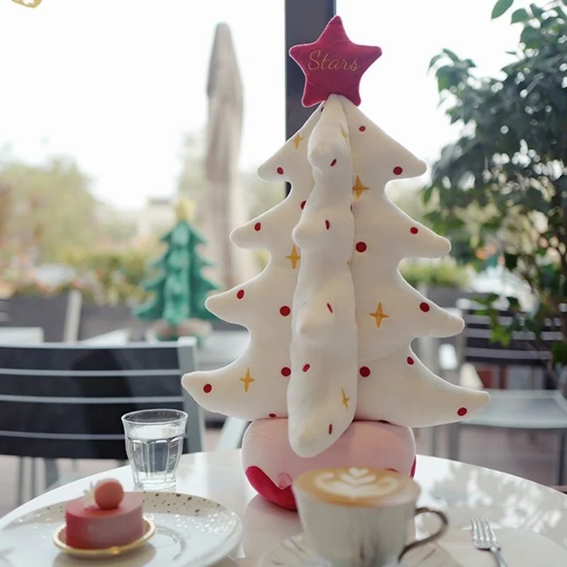 Mu&ntilde;eco de peluche de hombre de jengibre para ni&ntilde;os, juguete de decoraci&oacute;n del hogar de alta calidad, &aacute;rbol de Navidad, estrella, almohada-4
