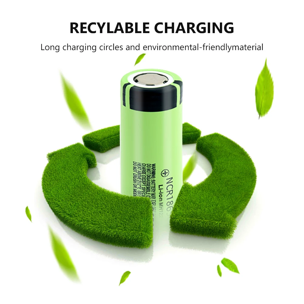 1/2/4 шт. Плоский верх NCR 18650B аккумуляторные батареи 3 7 V True 3400mAh литиевая батарея для