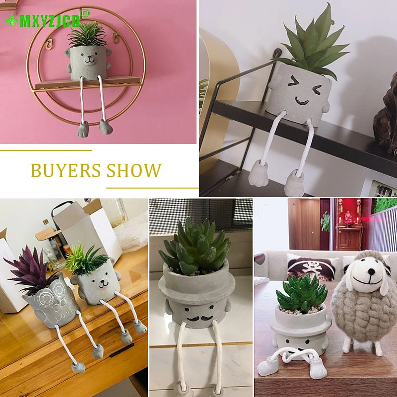 Подвесные ножки Кукольные растения в горшках скандинавский стиль настольные