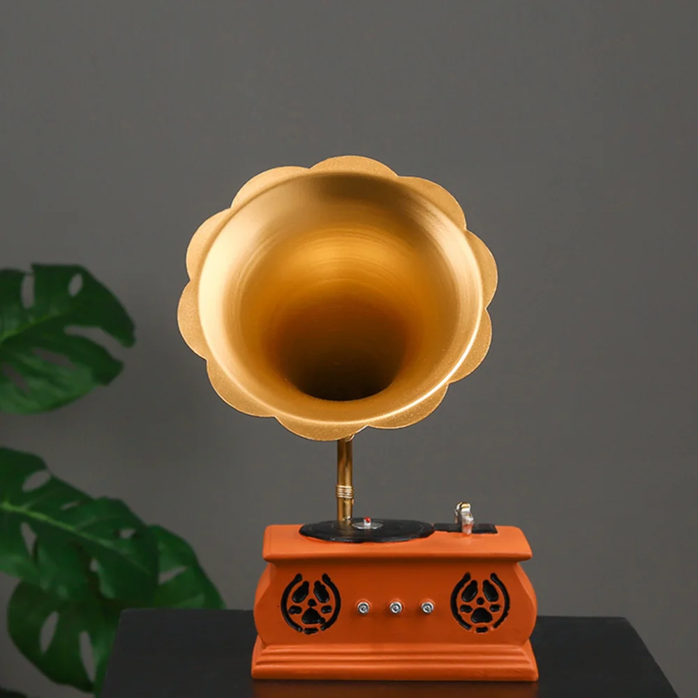 1 шт. фонограф Винтаж украшение для дома в классическом стиле орнамент Desktop