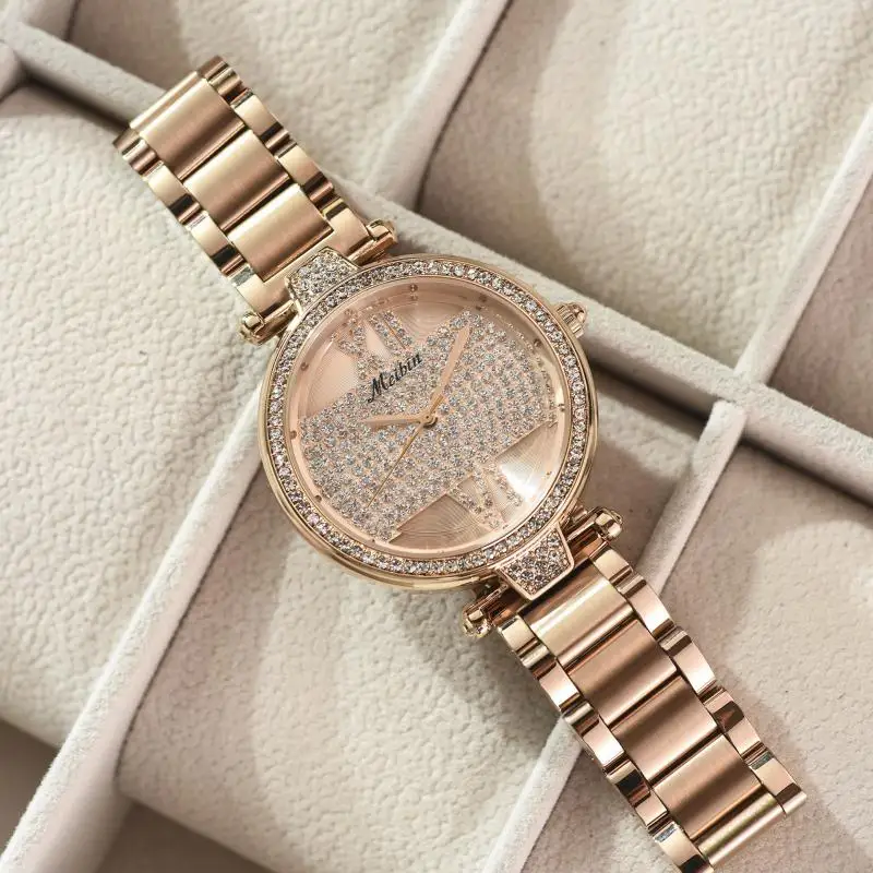 Женские наручные часы кварцевые с бриллиантами | Наручные