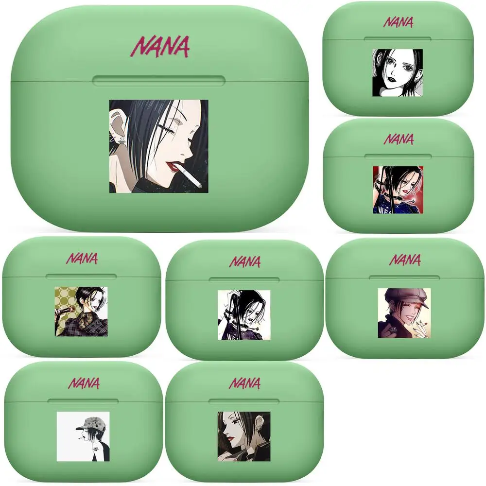 

nana osaki For Airpods pro 3 case Protective Bluetooth Wireless Earphone Cover Air Pods airpod case air pod cases green 1 2