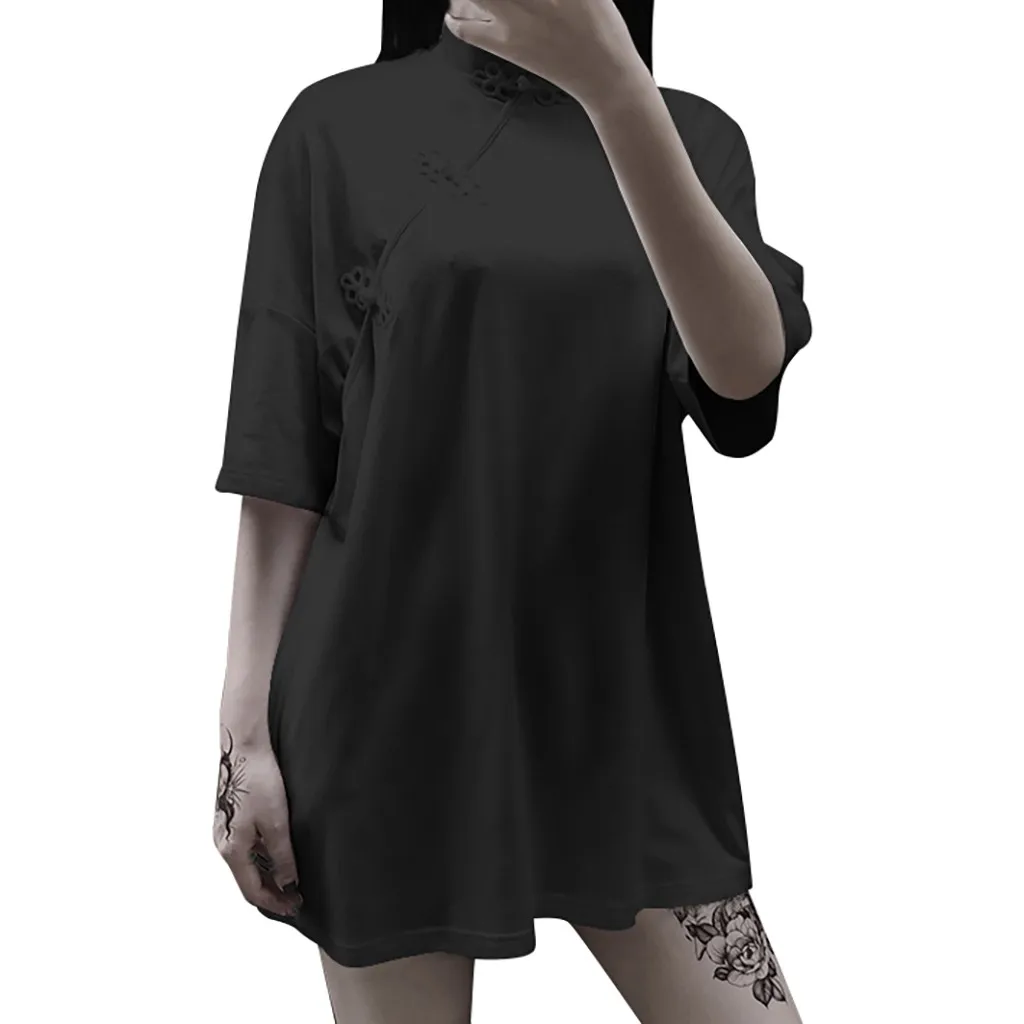 Классические женские свободные толстовки в стиле ретро с наклонной пуговицей