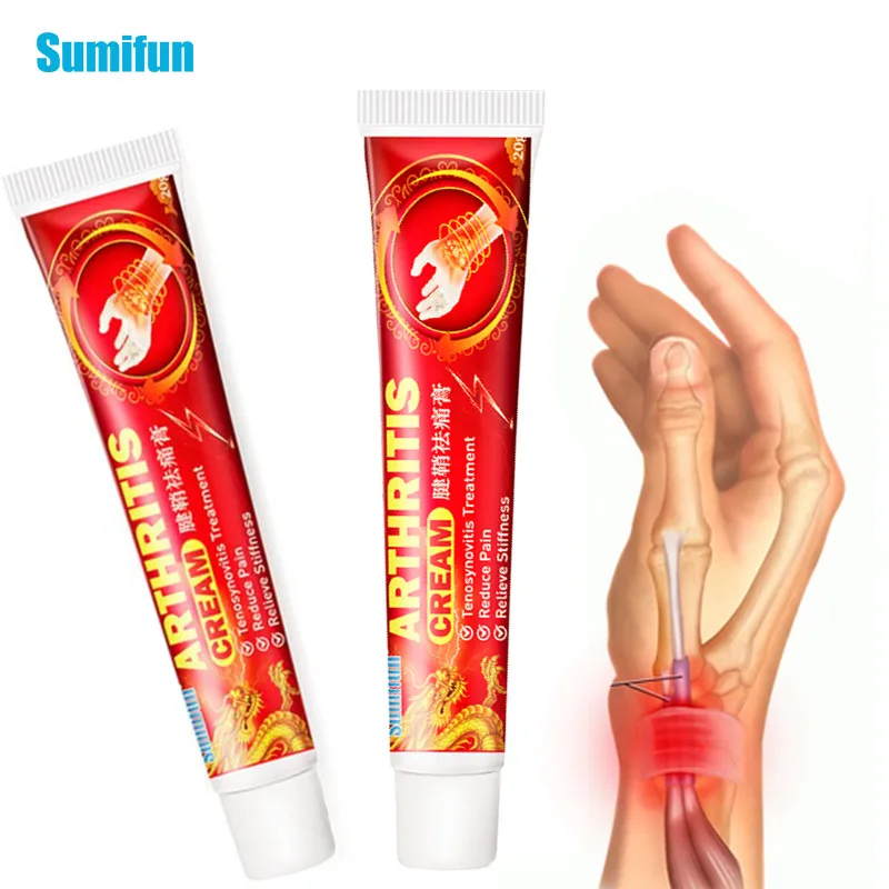 

Sumifun 1Pcs Tendon Sheath Arthritis Cream for Hand Wrist Thumb Finger Pain Relief Therapy Tenosynovitis Plaster Health Care