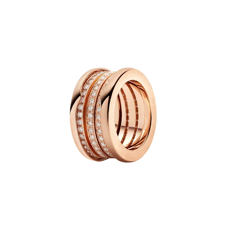 Suri new original fit bulgaria couple ring for women 925 sterling silver ceramic fashion rose gold luxury jewelry wedding gift - Цвет основного камня: style7
