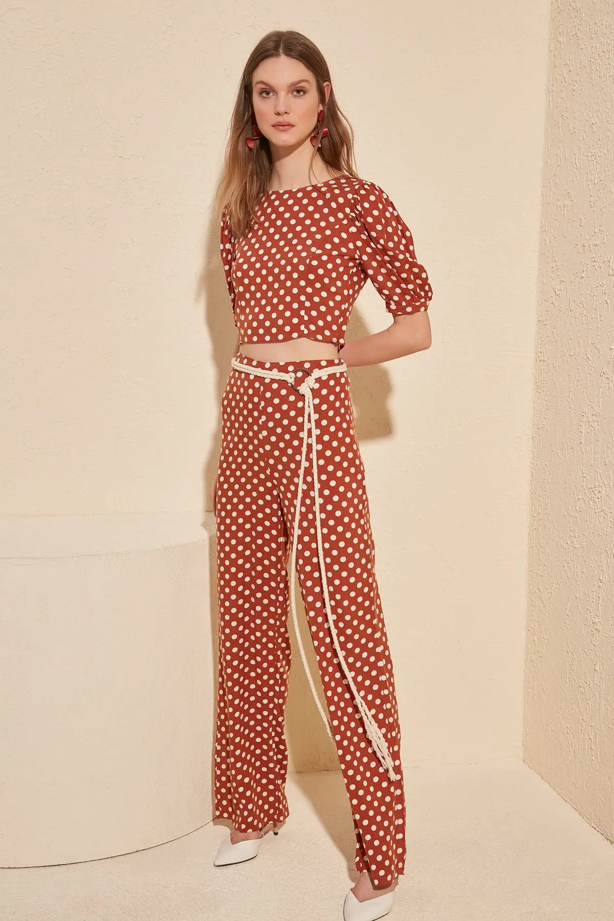 Брюки в горошек TWOSS20PL0027|Брюки| |