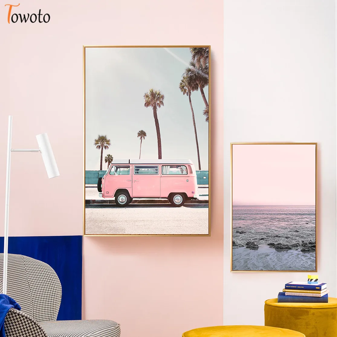 Пейзаж Скандинавское украшение Настенная живопись на холсте для гостиной постер