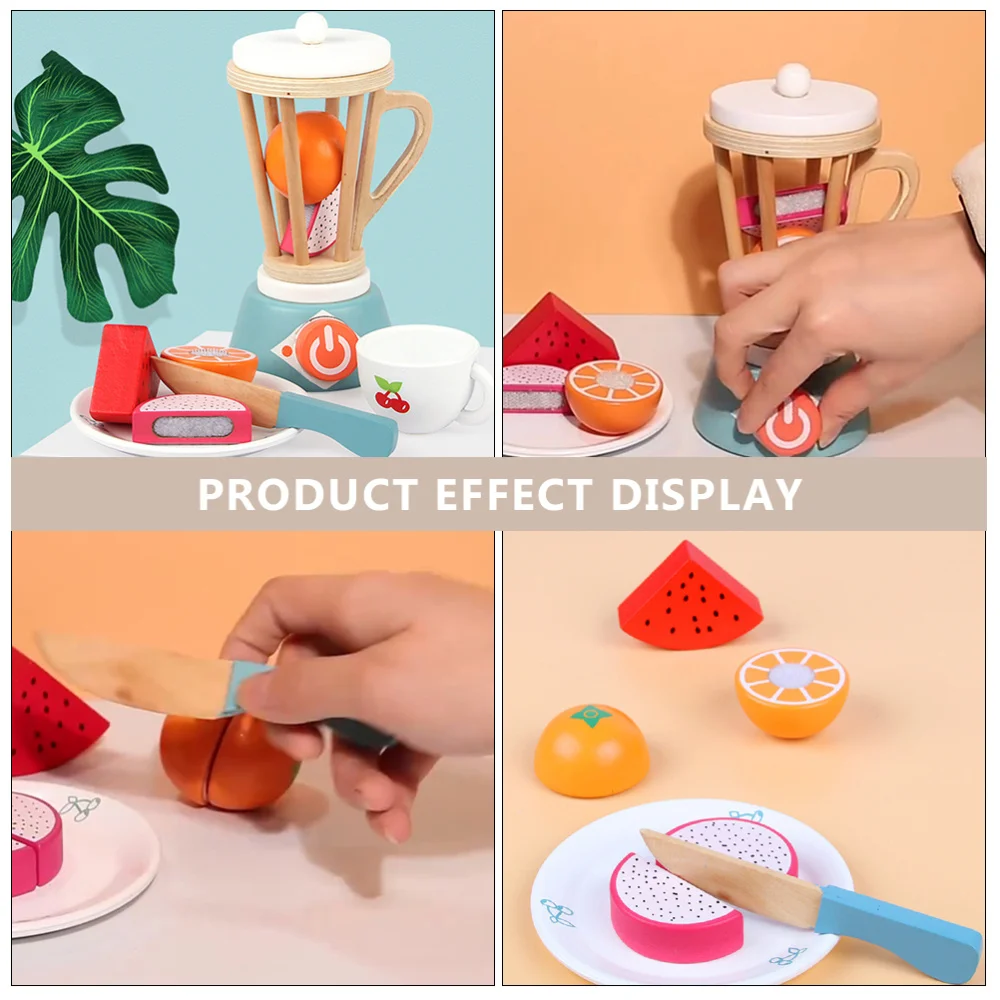 

1 Set Kids Juicer Child Juicer Pretend Play Kit Cutting Vegetable