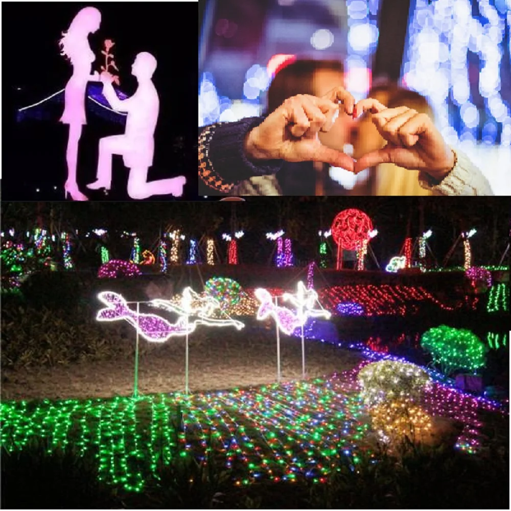 

FOHOLA [2 Pack] Solar String Lights 8 Modes 200 LED 66Ft Solar Powered Fairy Copper Wire Lights for Yard, Christmas, Bedroom