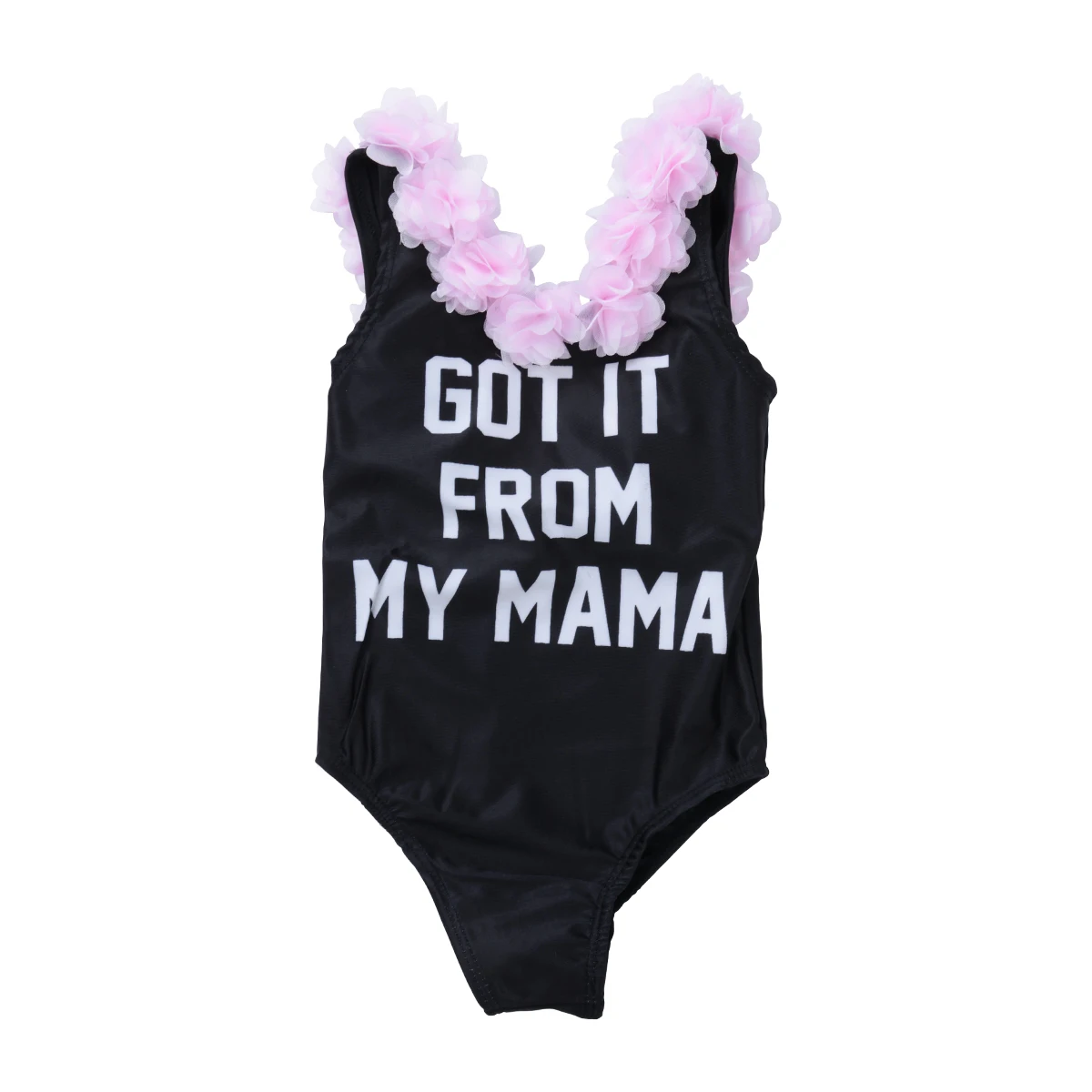 Купальник-бикини с открытой спиной и цветочным принтом для девочек | Мать ребенок