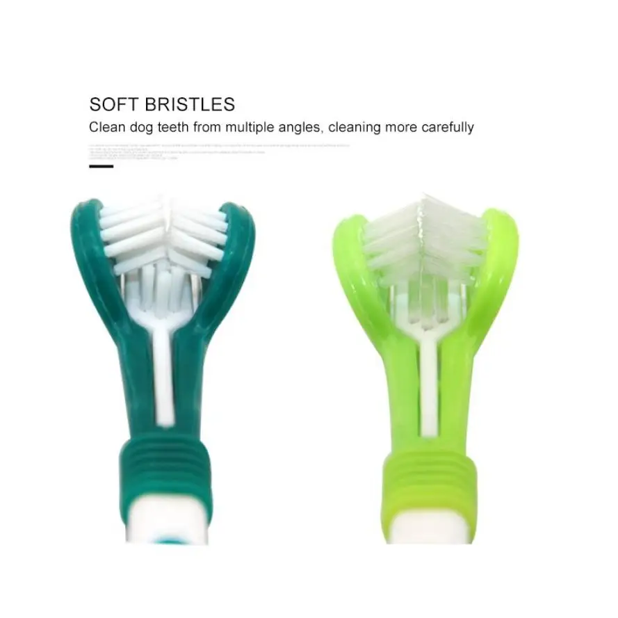 

Soft Pet Toothbrush Teddy Dog Brush Bad Breath Tartar Teeth Tool Dog Cat Cleaning Supplies dog supplies dog teeth cleaning