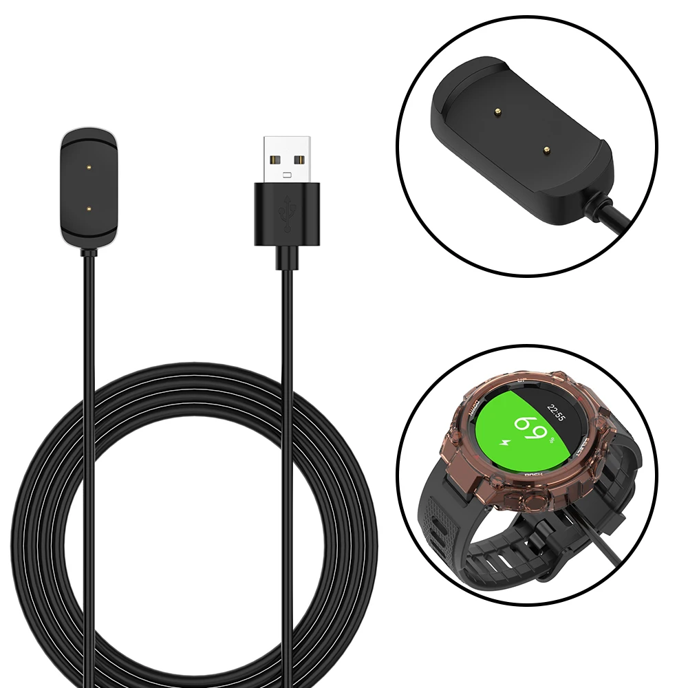 USB зарядная док станция для Xiaomi Huami Amazfit T Rex GTS GTR 47 мм 42 зарядное устройство умных