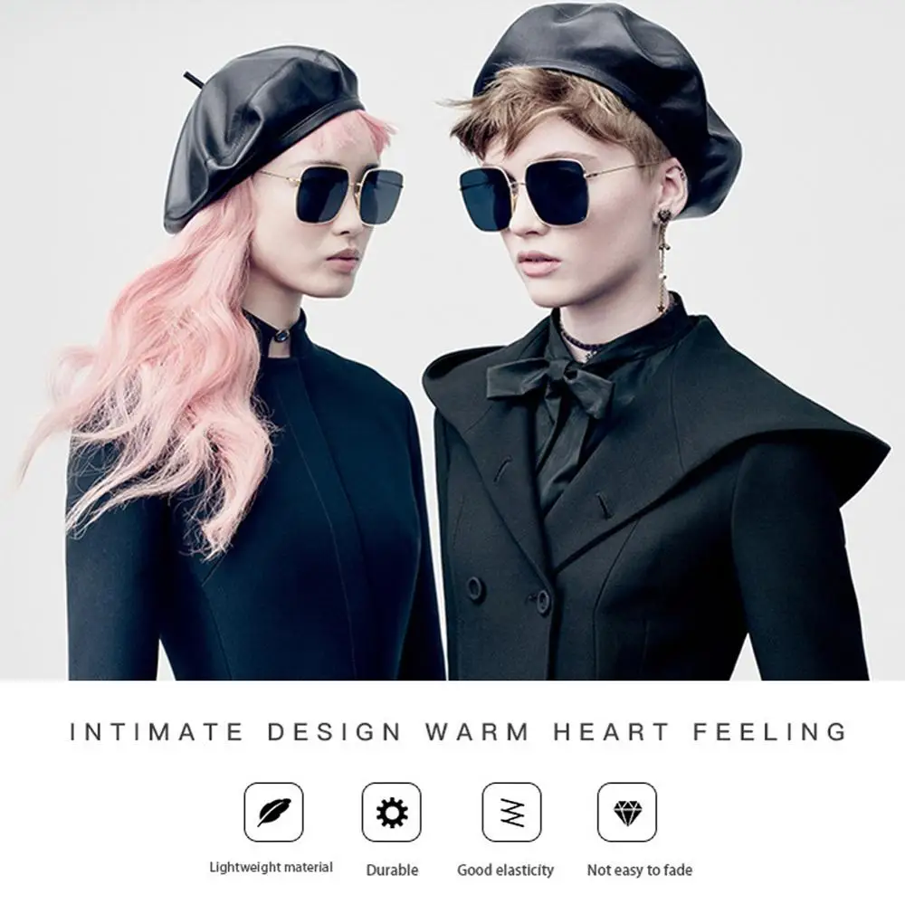 

Motorcycle Driver Square Goggles Women Men Fashion Clear Retro Big Sunglasses Outdoor Alloy Frame Eyewear Glasses