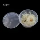 100 ПК натуральное семя одуванчика небольшой Стекло мяч верхний слой смолы избранное для изготовления ювелирных изделий