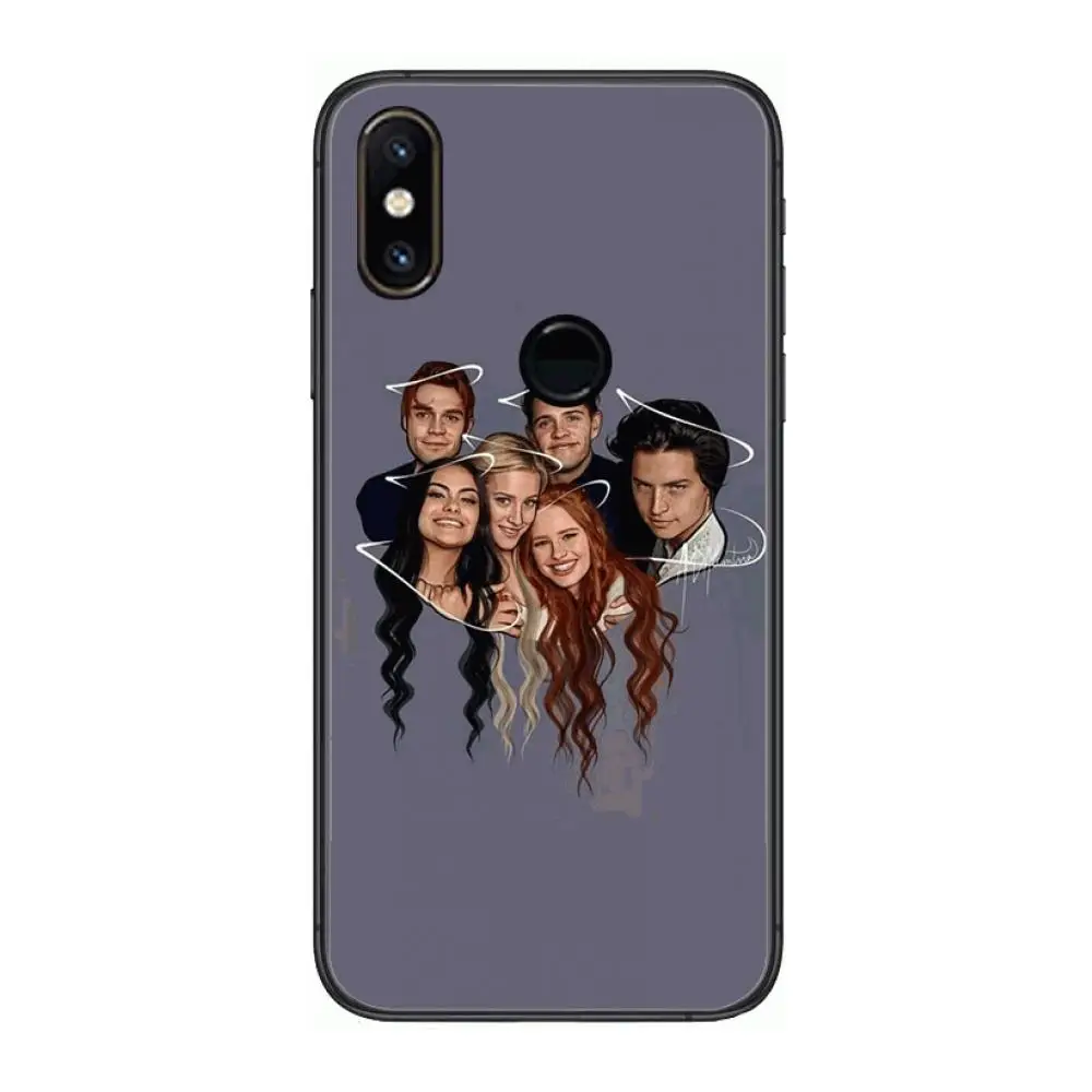 

TV show Riverdale black Phone Case For xiaomi M2 C3 X3 F2 Lite NFC 6 5 x Poco k30 Pro Anime Black Cover Silicone Back Pretty