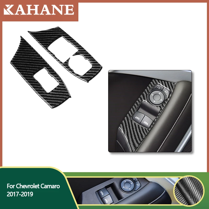 2 шт. стайлинга автомобилей углеродного волокна 3D Стикеры для Chevrolet Camaro 2017 2019