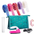 Лента с кристаллами стразами 5 ярдов алмазные блестящие ленты, рулон ленты для обмотки, ленты для украшения свадьбы, дня рождения