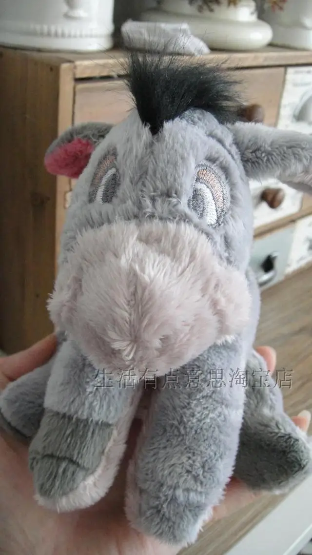 Оригинальный мини Eeyore Ослик мягкий материал животное милая плюшевая игрушка