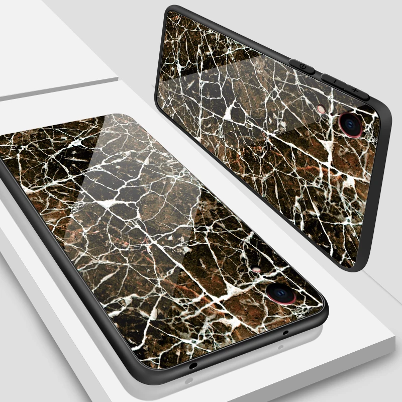 Для iPhone 5S, se, 6, 6 S, 7, 8 Plus XR XS макс. закаленное стекло чехол для Meizu M5 M6 M8 M9 Примечание 16th Plus с узором в полоску защитная оболочка - Цвет: W304