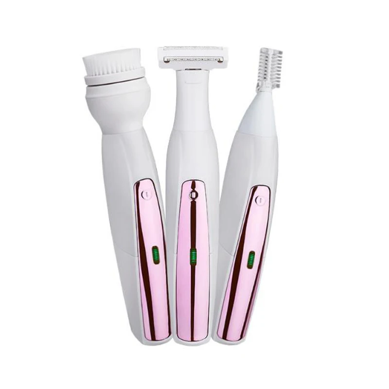 

surker electric hair trimmer 3 in 1 cordless rechargeable bodyhair trimmer hair remover eyebrow trimmer facial cleanse washabler