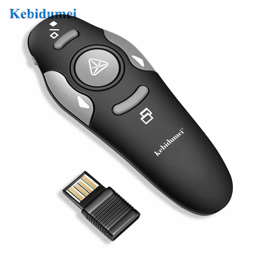 Беспроводная презентация Kebidu USB ИК красные Лазерные указки ручка с дистанционным