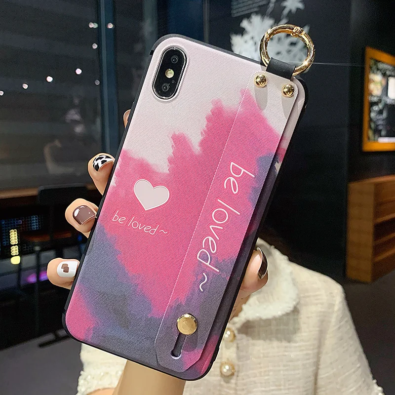 Pretty phone holder case for Samsung galaxy S10 S20 plus S21 note10 NOTE 20 ultra S22 Pro Ultra A70 A71 A52 A72 S8 S9 PLUS cover | Мобильные