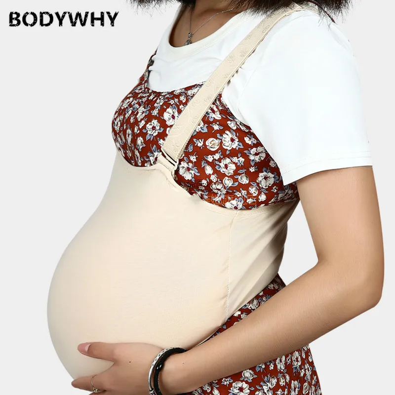 Поддельная ткань для живота сумка на ремнях искусственная беременных