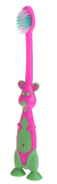 Детская зубная щетка с мягкой щетиной для обучения чистке зубов детская