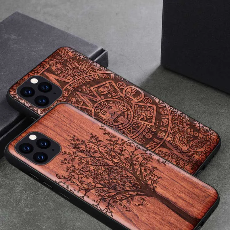 Чехол для телефона iPhone 11 iPhone11 Pro, чехол из ТПУ Boogic Wood для iPhone X XR XS Max 8 7 6 6s plus, аксессуары для телефонов