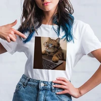 cat go online print women tshirts personalized korean style new arrivals creative t shirt female cartoon xquisite fashion tshirt