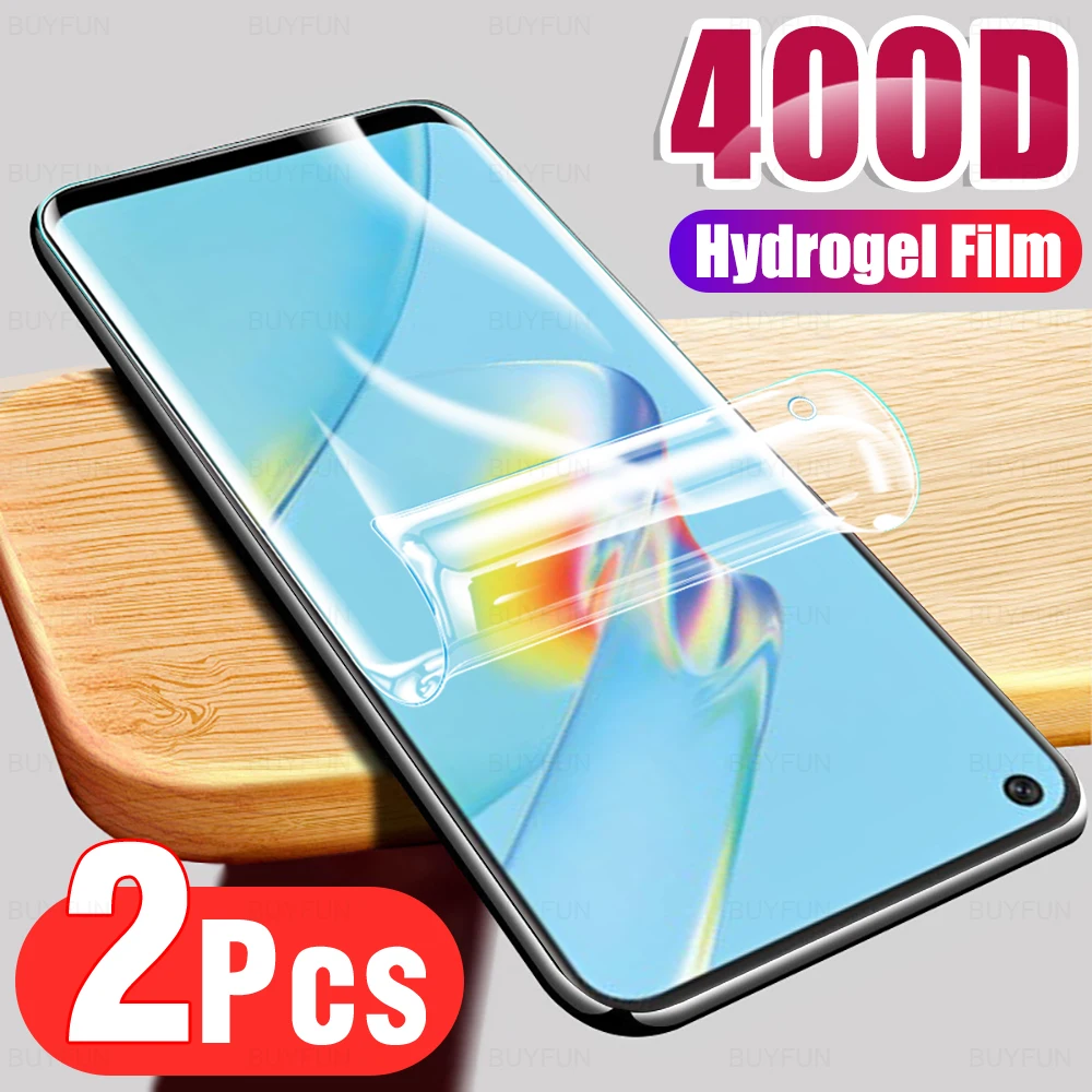 

2Pcs Protective Hydrogel Film For Oppo A54 4G 5G A5S A7 A5 A9 2020 Screen Protector On For Protection HD Film A 54 6.51" CPH2239