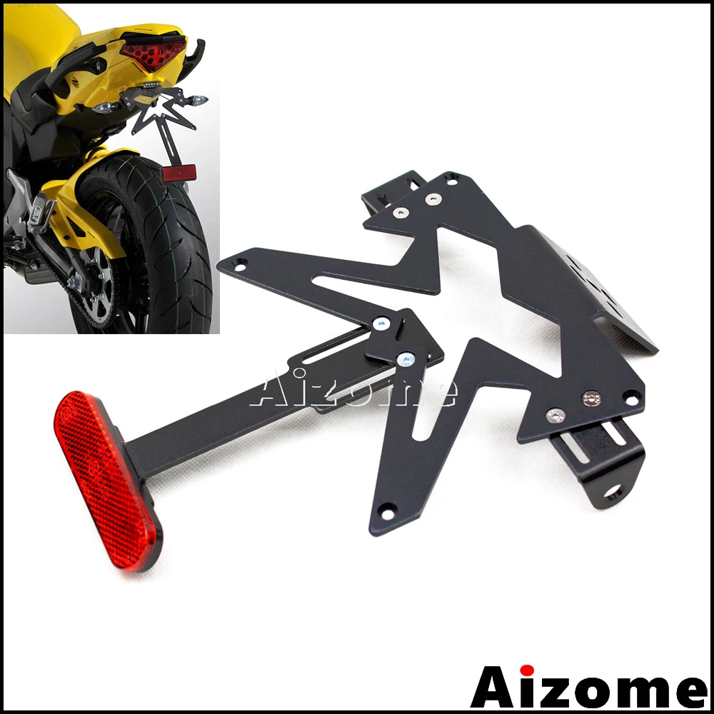 Кронштейн для номерного знака мотоцикла комплект Kawasaki NINJA 300R 250R 650R Z750 Z800 Z900 ER6N