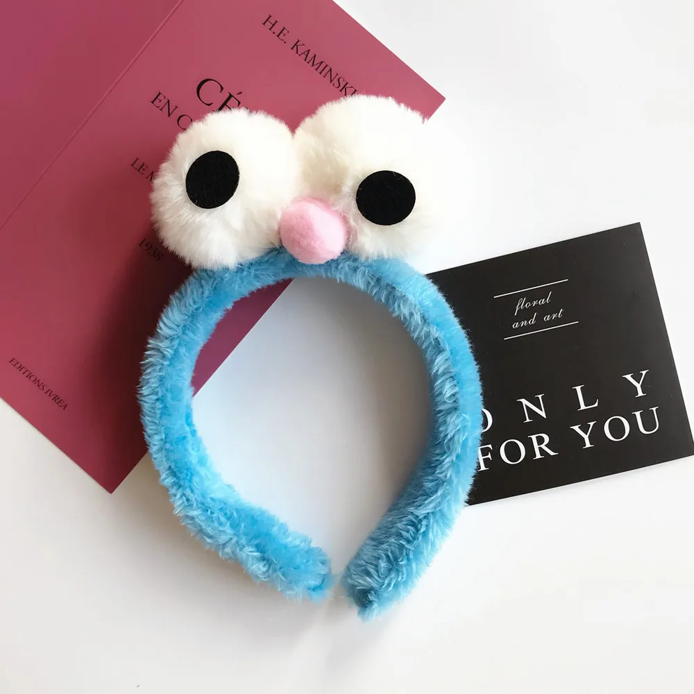 Вечерние обручи для волос на день рождения с рисунком из мультфильма Улица Сезам