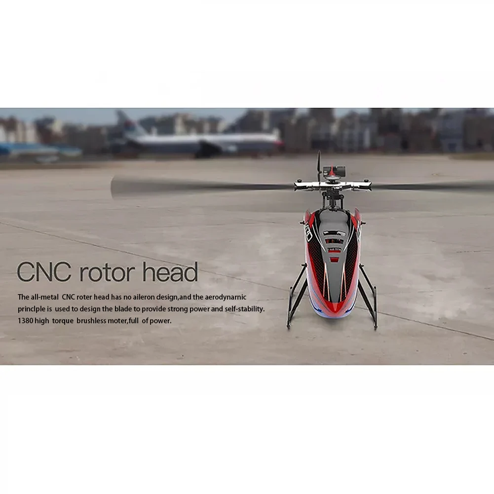 K130 подарок 6CH Летающий 3D 6G RC вертолет бесщеточный мотор перезаряжаемая забавная игрушка для взрослых мини совместим с FUTABA