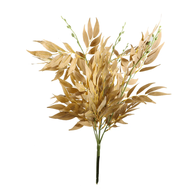 Искусственный шелк цветок Ивовый лист имитация домашние декоративные растения